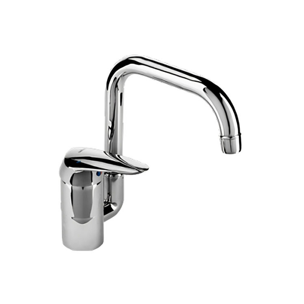 Picture of Value Novara High Washbasin Mixer with Rectangular Swivel Spout Chrome