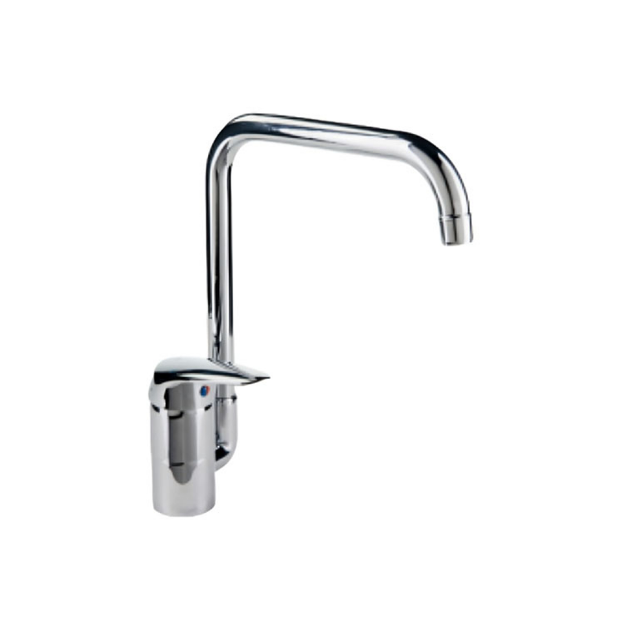 Picture of Value Novara Mount Kitchen Mixer with Rectangular Swivel Spout Chrome