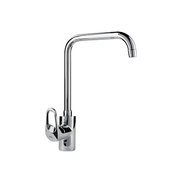 Picture of Value Milano Mount Kitchen Mixer with Rectangular Swivel Spout Chrome